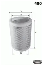 Воздушный фильтр EL3225 MECAFILTER