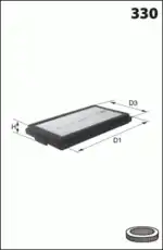 Воздушный фильтр ELP3700 MECAFILTER