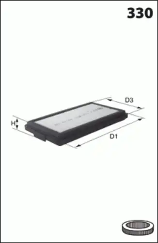 Воздушный фильтр ELP3700 MECAFILTER