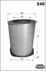 Воздушный фильтр FA3138 MECAFILTER