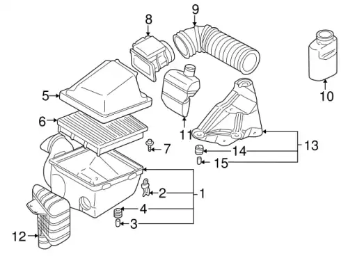 Фильтр воздушный MITSUBISHI MR571473