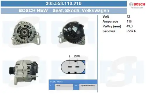 деталь 305.553.110.210 CV PSH