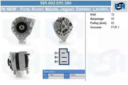 деталь 595.002.055.380 CV PSH