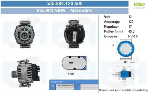 Генератор CV PSH 555.584.120.500