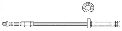 Brake Hose 512229 CEF