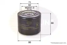 Фильтр масляный COMLINE EOF071 Renault