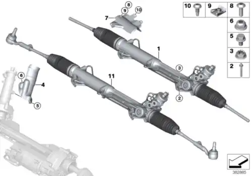 Рулевая рейка BMW 32 10 6 777 459