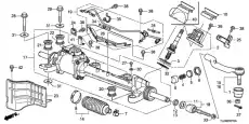 Рулевая рейка ACURA 53601TL1G03