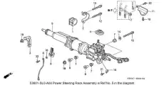 Рулевая рейка ACURA 53601SL0A01