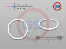  Тефлоновое кольцо ST-01355 GS