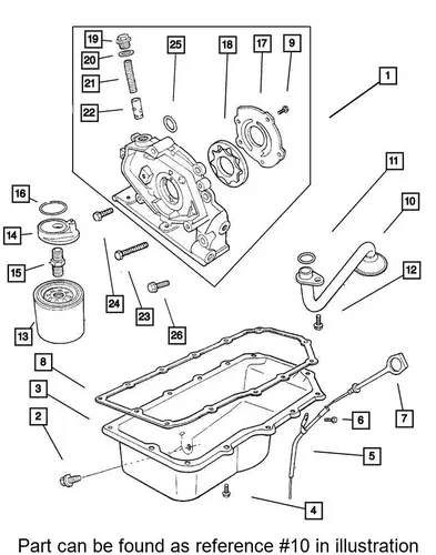 Рулевая рейка DODGE 05104889AA