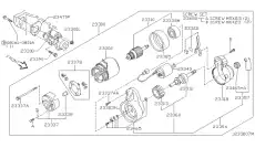 Стартер NISSAN 233004W010