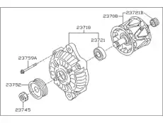 Генератор SUBARU 23700AA31A