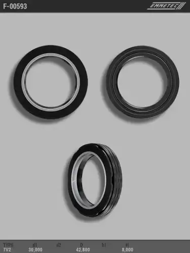 F-00593_Сальник 30.00/42.80x8.00 тип 7V2 EMMETEC