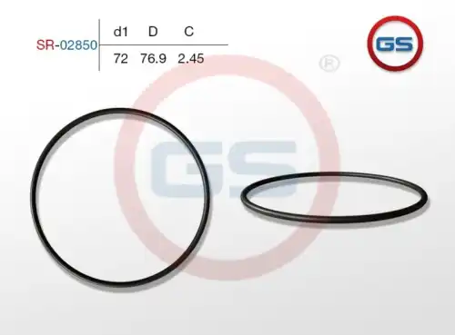 SR-02850 Резиновое кольцо 72 2.45 GS