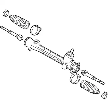 Рулевая рейка TOYOTA / LEXUS 4551076010