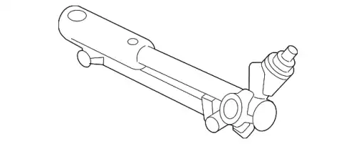 Рулевая рейка MOTORCRAFT 8L2Z3504B