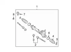 Рулевая рейка TOYOTA / LEXUS 4425048090