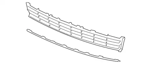 Решетка бампера VAG 5C5853671E9B9