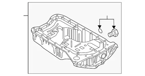 Поддон картера двигателя VAG 03H103601AJ