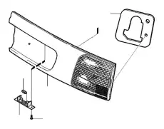 NUMBER PLATE LAMP 30865310 VOLVO