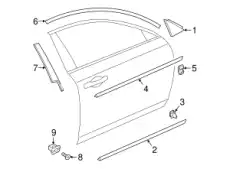 TRIM MOULDING 31672263 VOLVO