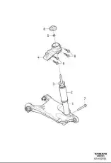 SHOCK ABSORBER 31476923 VOLVO