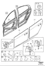REAR DOOR 31424606 VOLVO