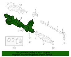 Рулевая рейка VAG 5Q1423056AX