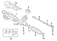 Рулевая рейка VAG 5Q1423056AX