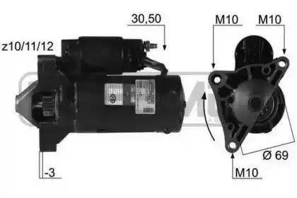 Стартер MESSMER 220059