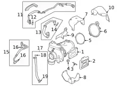 Прокладка коллектора JAGUAR JDE38598