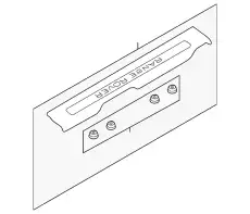 PLATE - DOOR SCUFF LR033298 LAND ROVER