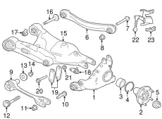 Рычаг подвески JAGUAR T2H17173