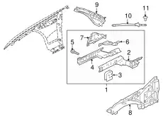 PANEL-VALANCE T2H1849 JAGUAR