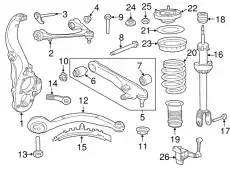 Рычаг подвески JAGUAR T2H19029