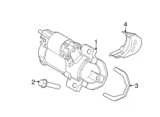 STARTER MOTOR LR084783 LAND ROVER
