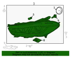 Фара JAGUAR T4N17218