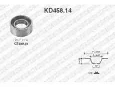 Комплект ремня ГРМ KD458.14 SNR