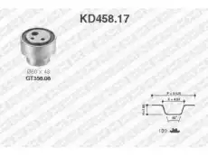 Комплект ремня ГРМ KD458.17 SNR