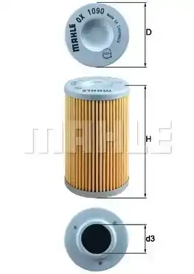 фильтр масляный OX 1090 KNECHT