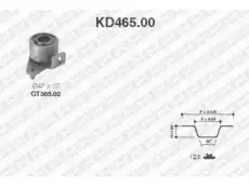 Комплект ремня ГРМ KD465.00 SNR