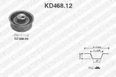 Комплект ремня ГРМ KD468.12 SNR
