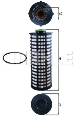 Фильтр масляный KNECHT OX1152D