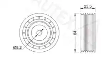 ролик обводной Saab 651621 AUTEX