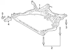  ПОДРАМНИК KD353480XG MAZDA