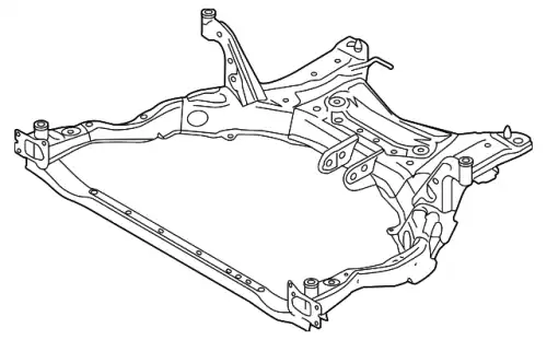  ПОДРАМНИК KD353480XG MAZDA