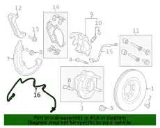 Датчик ABS MOTORCRAFT DA8Z2C204C