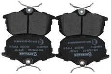 Тормозные колодки дисковые STELLOX 616 012B-SX