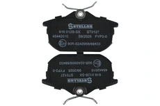 Тормозные колодки дисковые STELLOX 616 012B-SX